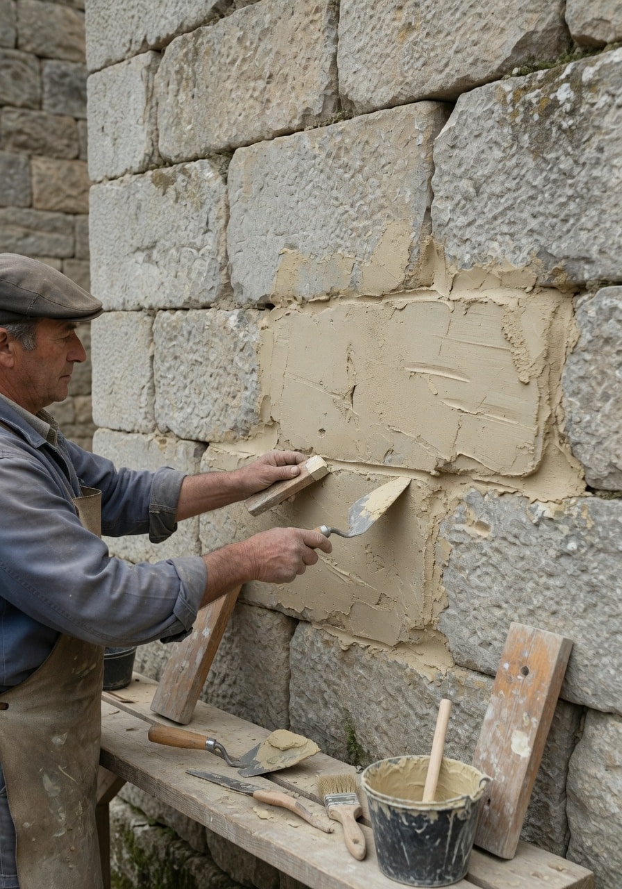 Morteros de Cal en Restauración de Fachadas de Piedra: Guía Técnica